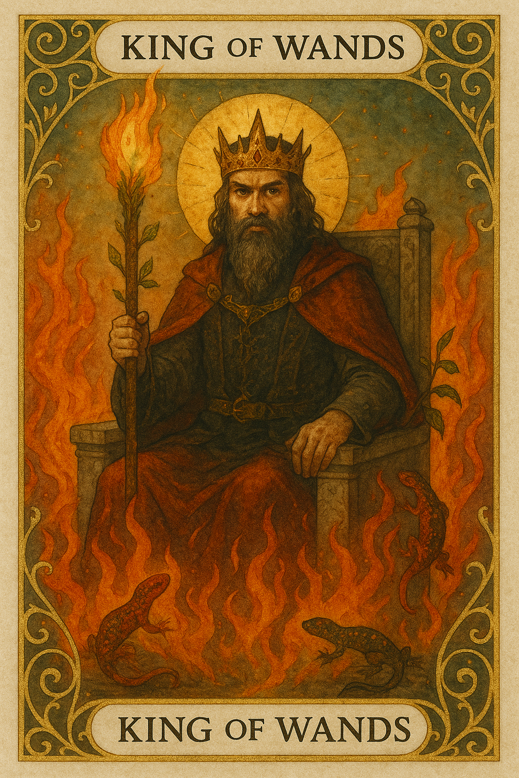 King of Wands Tarot Card